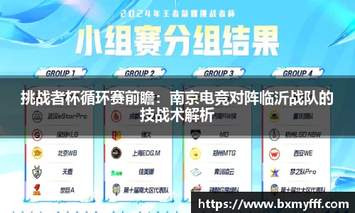 挑战者杯循环赛前瞻：南京电竞对阵临沂战队的技战术解析